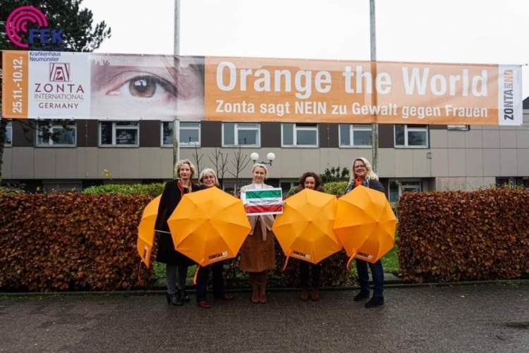 Orange the world als Zeichen gegen Gewalt an Frauen