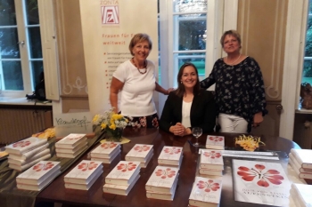 ZONTA-Präsidentin Astrid Andresen, Buchhändlerin Tina Krauskopf, Journalistin Julie von Kessel