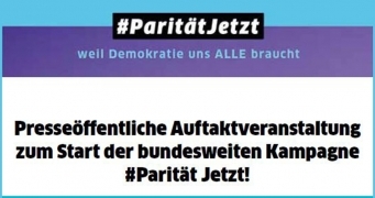 © Kampagne Parität Jetzt! Pressemappe Parität Jetzt!